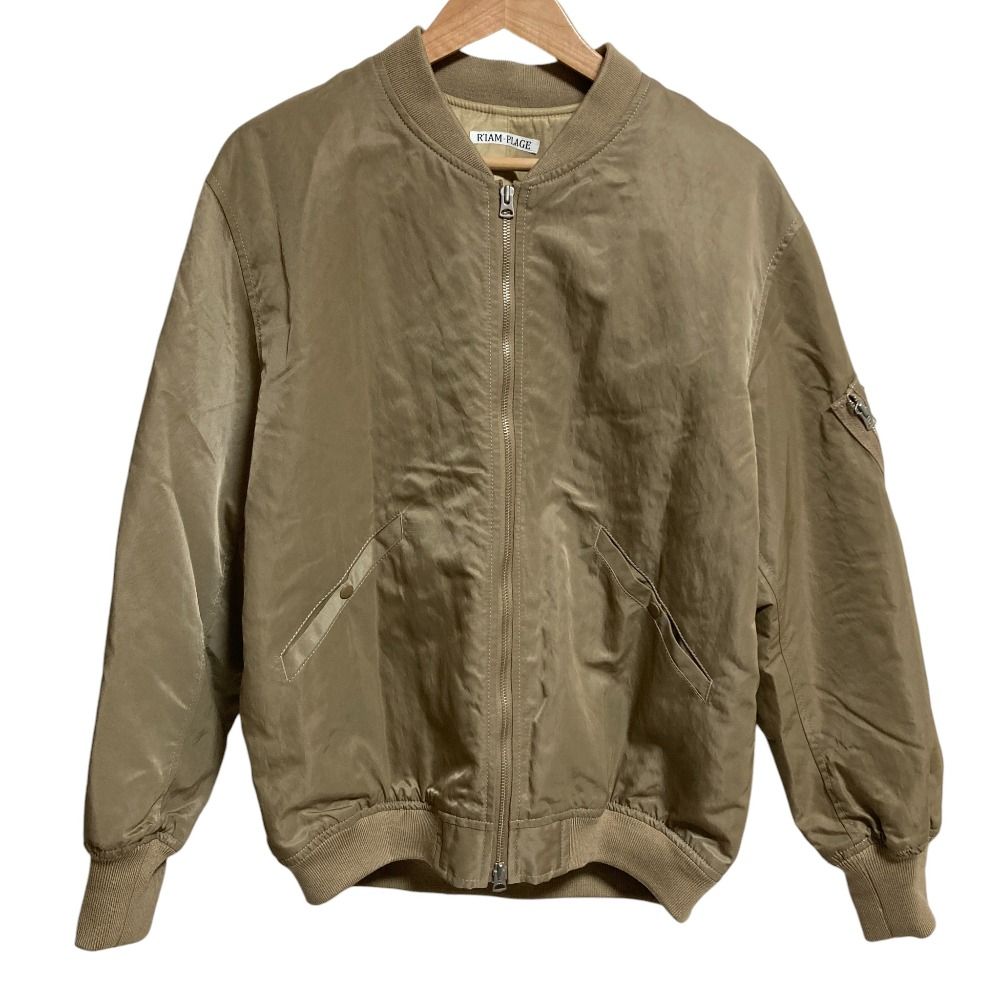 美品 R'IAM-PLAGE リアム プラージュ フライトジャケット ブルゾン