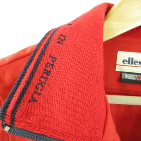 エレッセ ellesse ベスト ジップアップ 赤 M *T122 - メルカリ