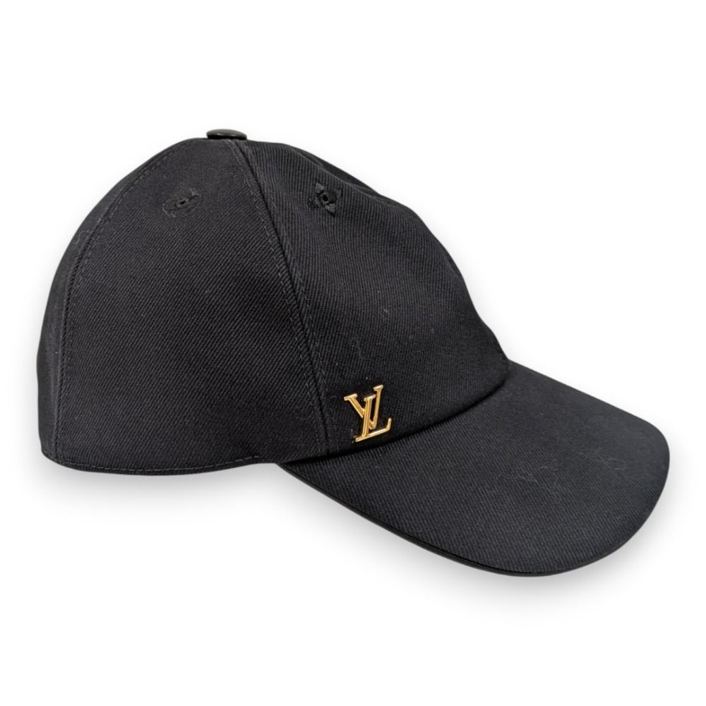 ◇ルイヴィトン◇M7050L/キャップ/LVアイコニック/帽子/ブラック 新品同様 LOUIS VUITTON ルイヴィトン LV アイコニック キャップ 帽子