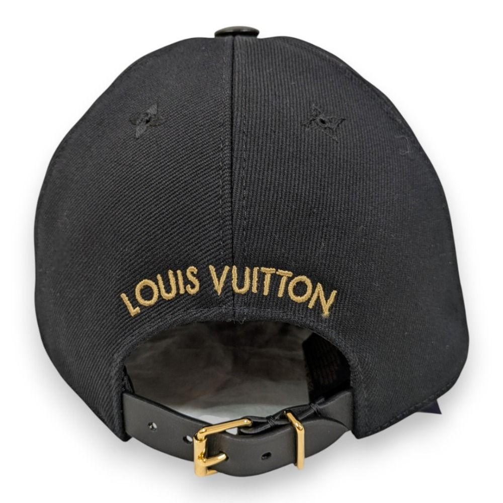 ◇ルイヴィトン◇M7050L/キャップ/LVアイコニック/帽子/ブラック 新品同様 LOUIS VUITTON ルイヴィトン LV アイコニック キャップ 帽子