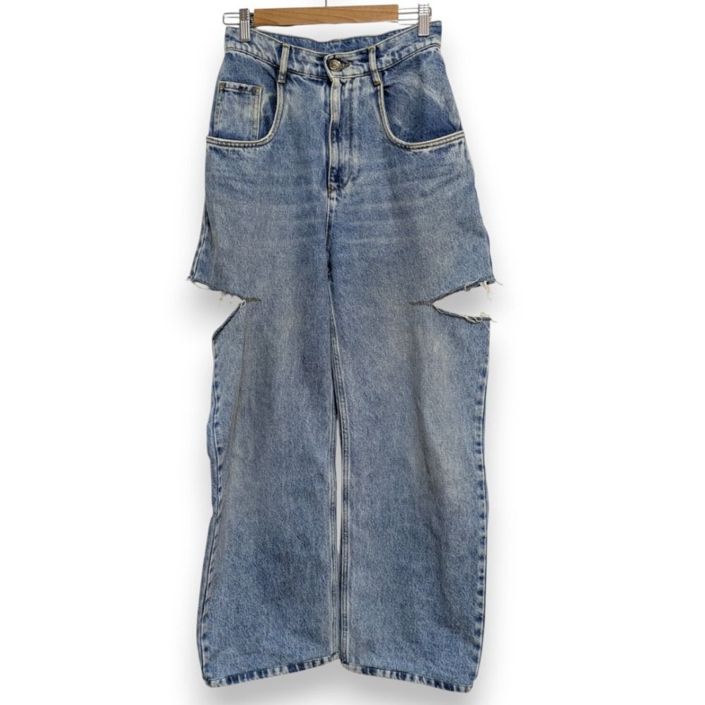 Maison margiela マルジェラ　スラッシュデニム　ブルー　38 Maison margiela マルジェラ スラッシュデニム ブルー 38 Maison