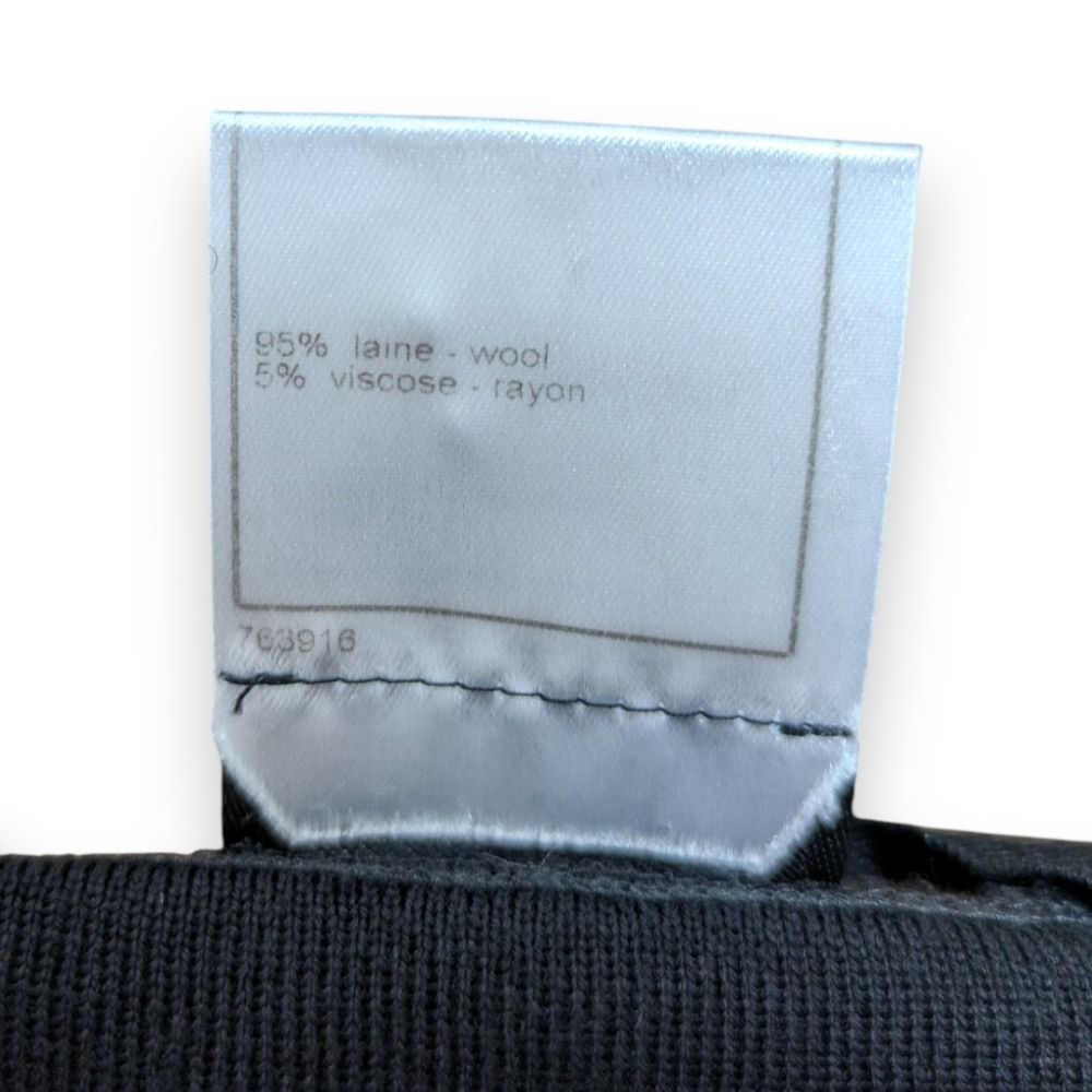 美品 06A CHANEL シャネル ココマーク ショートスリーブ ニット カットソー サイズ38 ブラック レディース 古着 中古 USED CHANEL（シャネル） 美品 06A CHANEL ココマーク ショートスリーブ