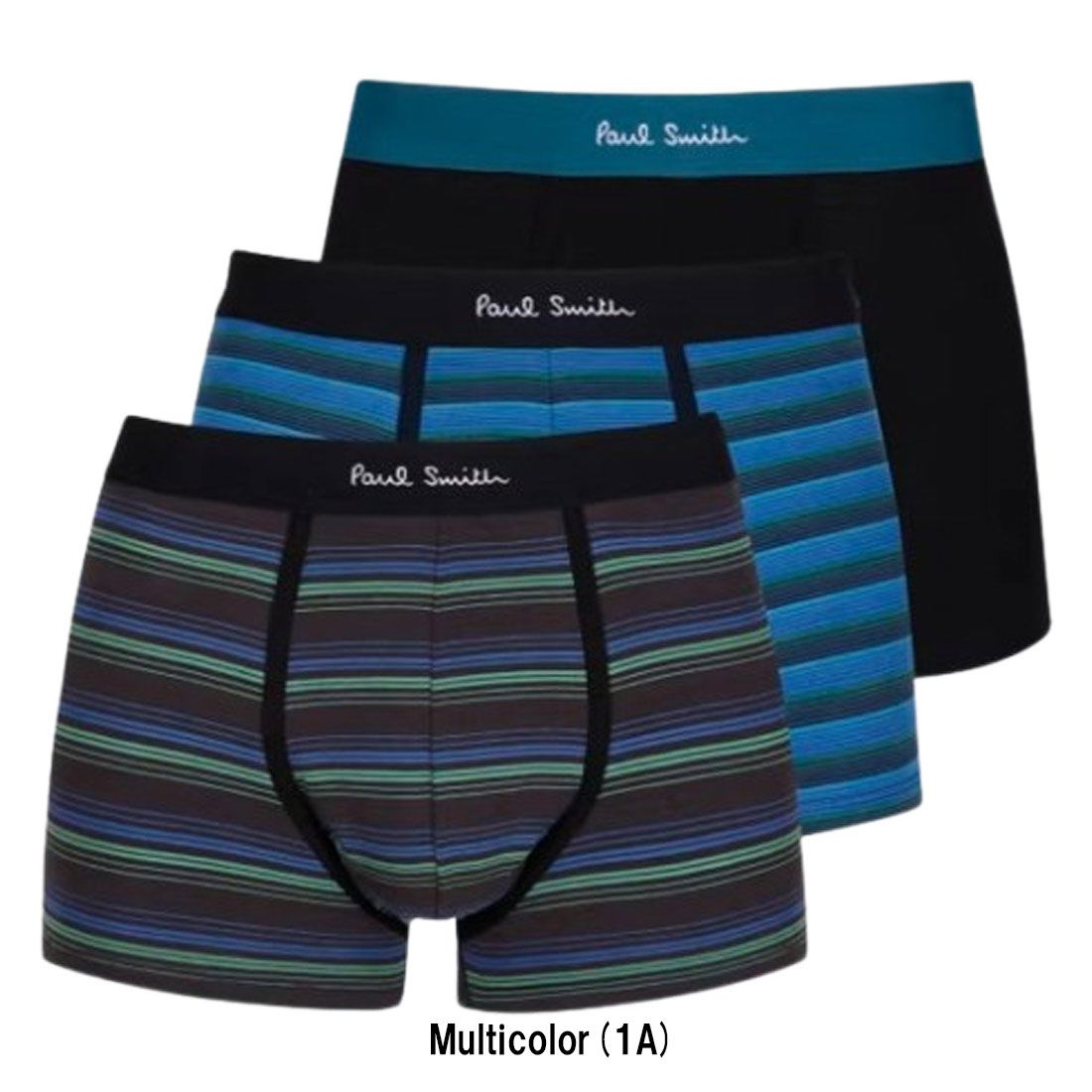 Paul Smith ポールスミス ボクサーパンツ セット パック アソート ロゴ コットン ギフト メンズ インナー アンダーウェア 男性用 下着 M 1 A 914 T 3 PK 79