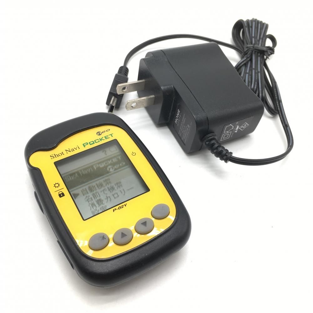 ショットナビ GPSゴルフナビ イエロー Poket neo 通電確認済みゴルフ