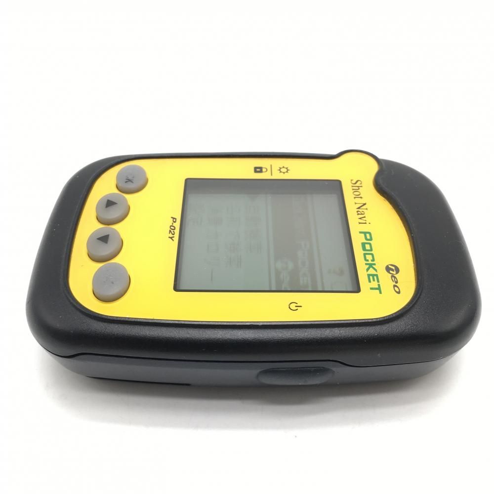 ショットナビ GPSゴルフナビ イエロー Poket neo 通電確認済みゴルフ