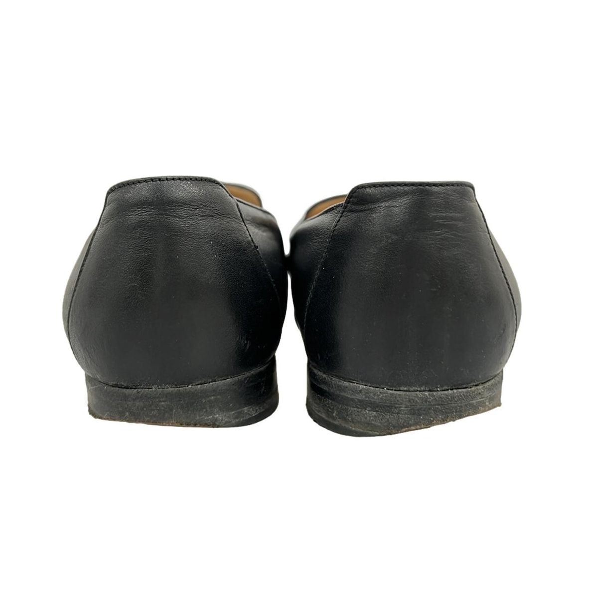 CHANEL(シャネル) フラットシューズ 35 レディース 黒 ココステッチ