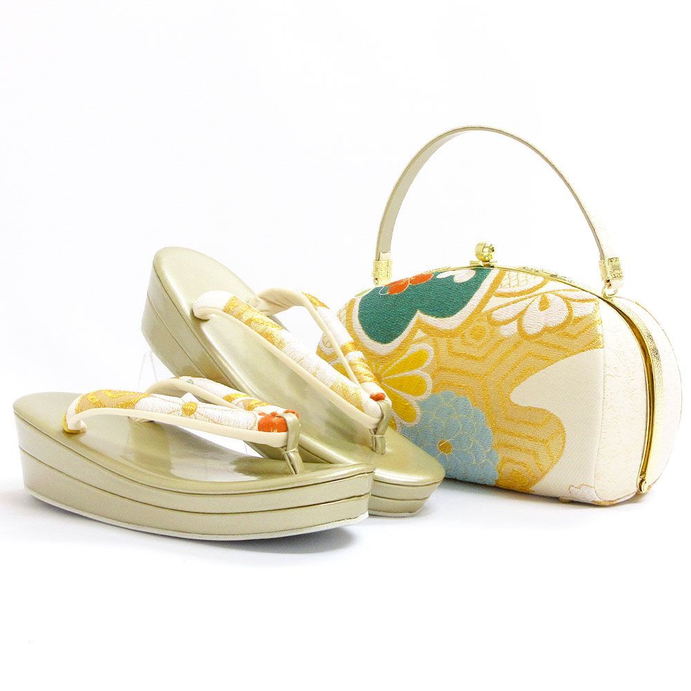 成人式 草履バッグセット フリーサイズ 正絹帯地使用 ms-2118 - メルカリ