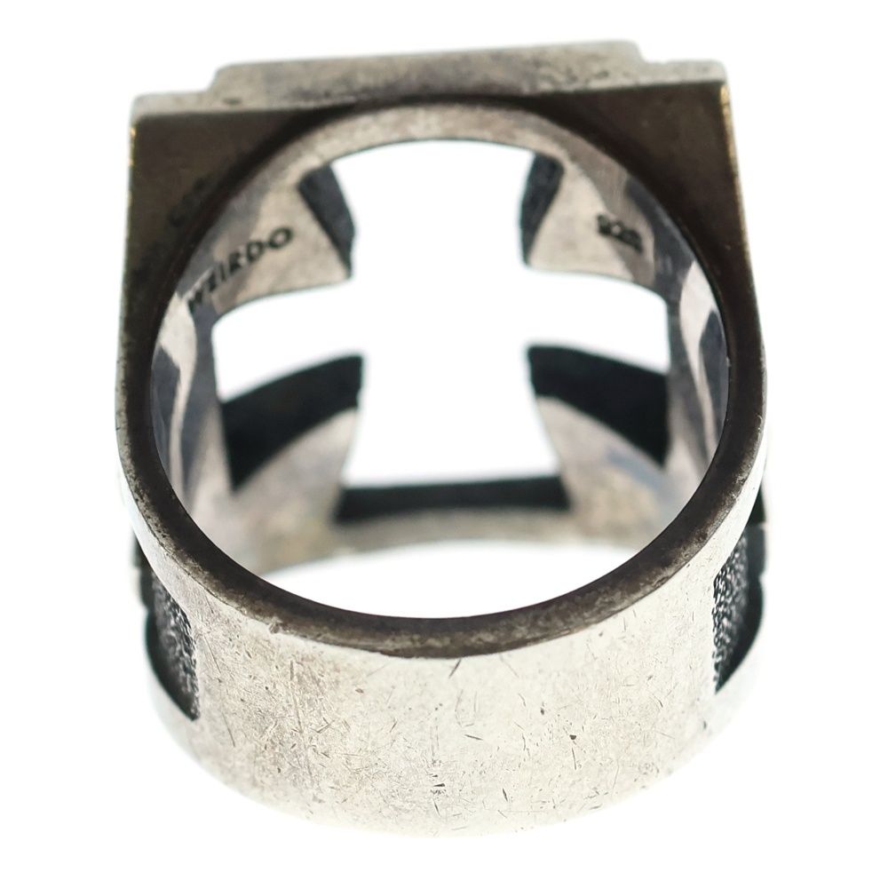 weirdo (ウィアード) IRON CROSS RING アイアンクロス リング シルバー