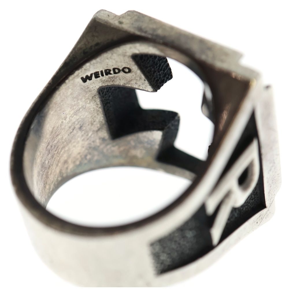 weirdo (ウィアード) IRON CROSS RING アイアンクロス リング シルバー