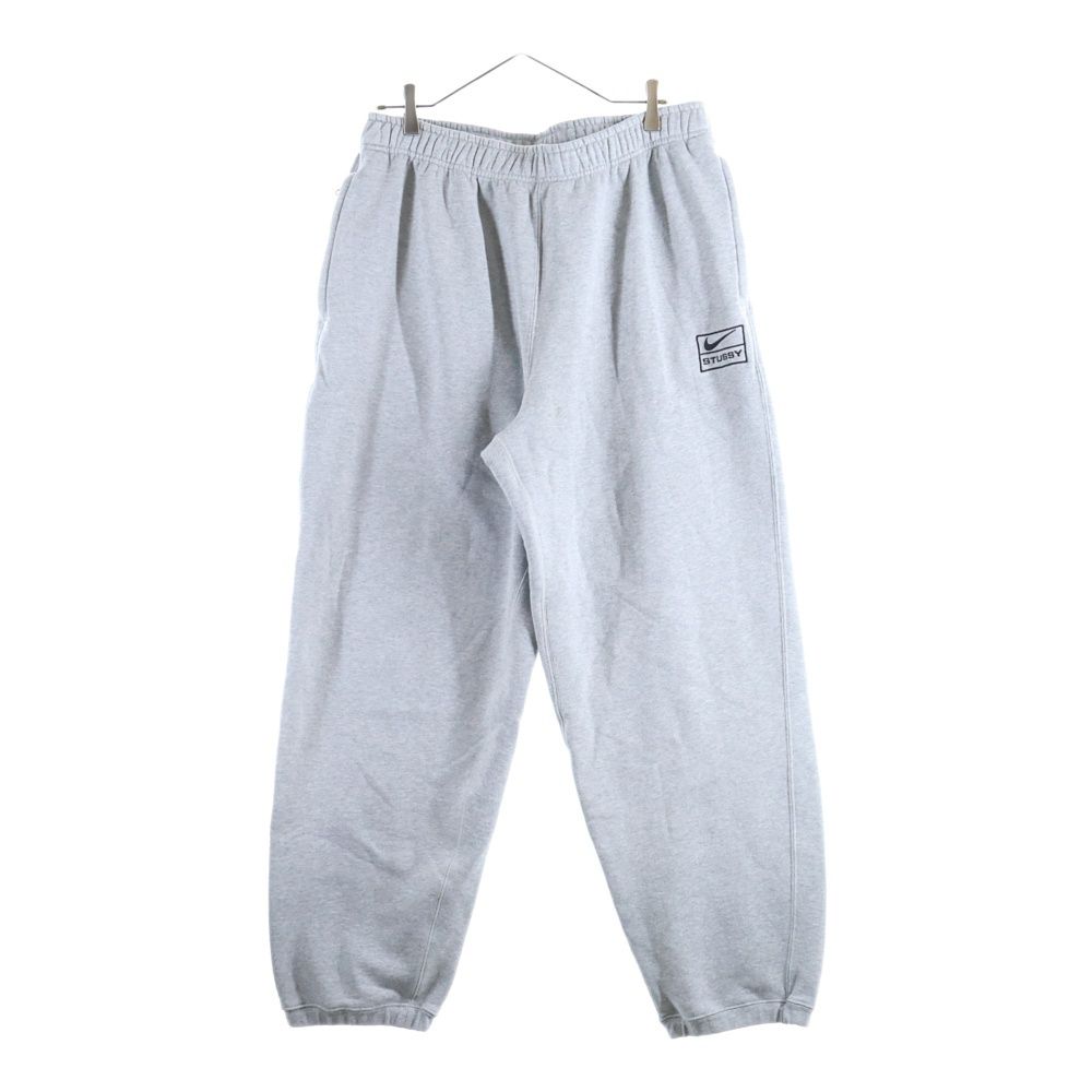 NIKE ナイキ 20 SS ×STUSSY NRG BR FLEECE PANT ステューシー フリース イージースウェットパンツ グレー CT 4312-063