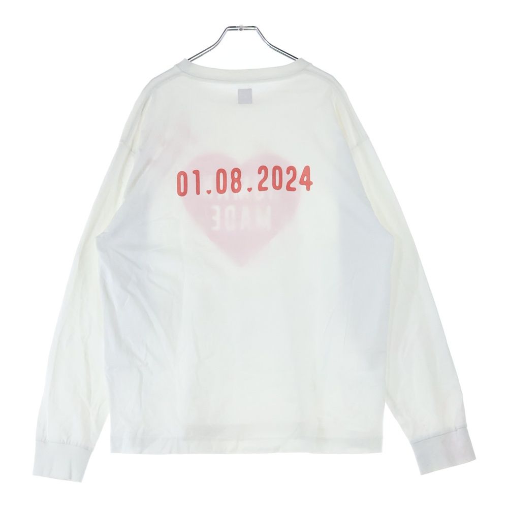 Human Made 長袖カットソー ハートプリント HUMAN MADE (ヒューマンメイド) DAILY L/S T-SHIRT デイリー ハート