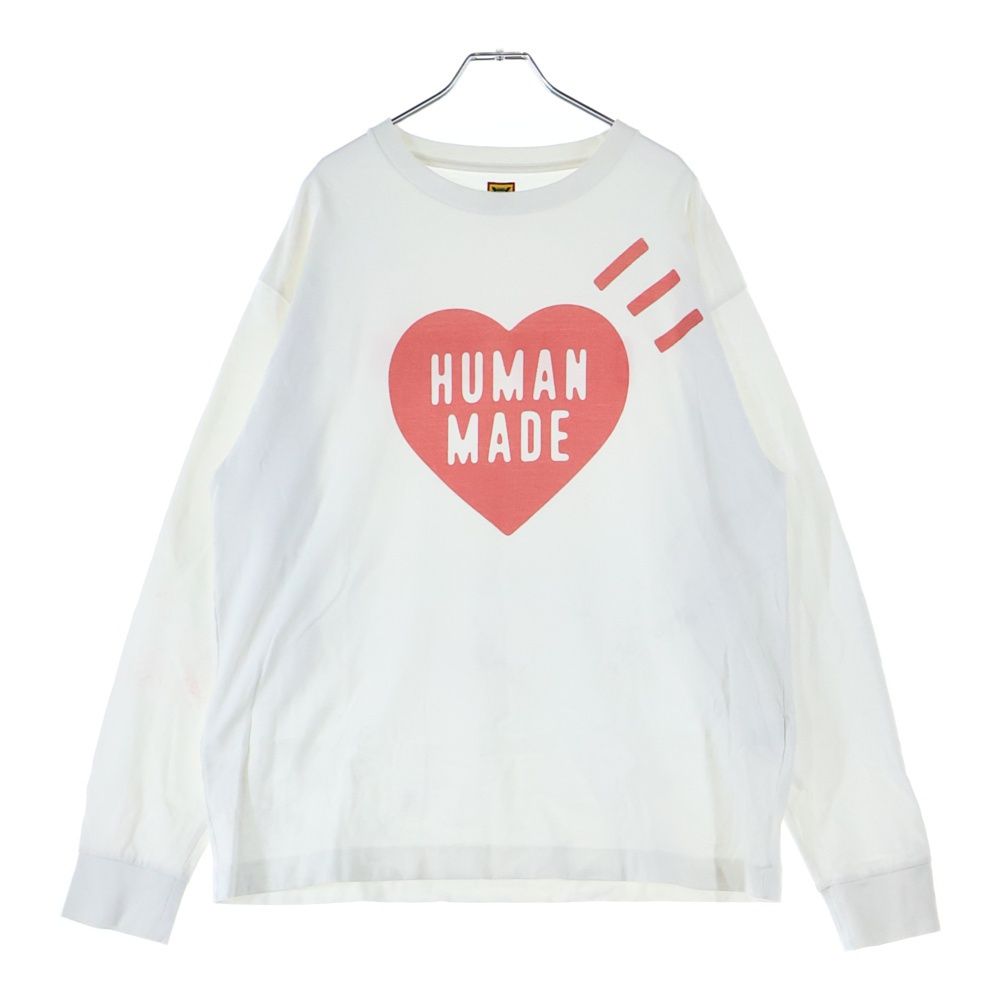 Human Made 長袖カットソー ハートプリント HUMAN MADE (ヒューマンメイド) DAILY L/S T-SHIRT デイリー ハート