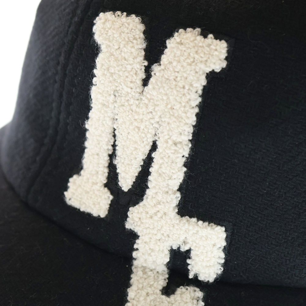 ナイロン混ウールベースボールキャップ