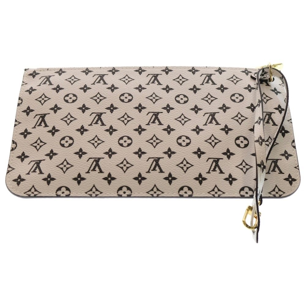 LOUIS VUITTON ルイヴィトン ネヴァーフル MM モノグラムジャイアント ポーチ付き トートバッグ グリーン ホワイト M 44568 RFID