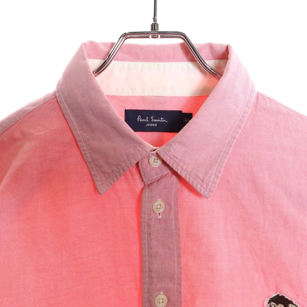 Paul Smith (ポールスミス) モンキーワッペン 長袖シャツ ピンク