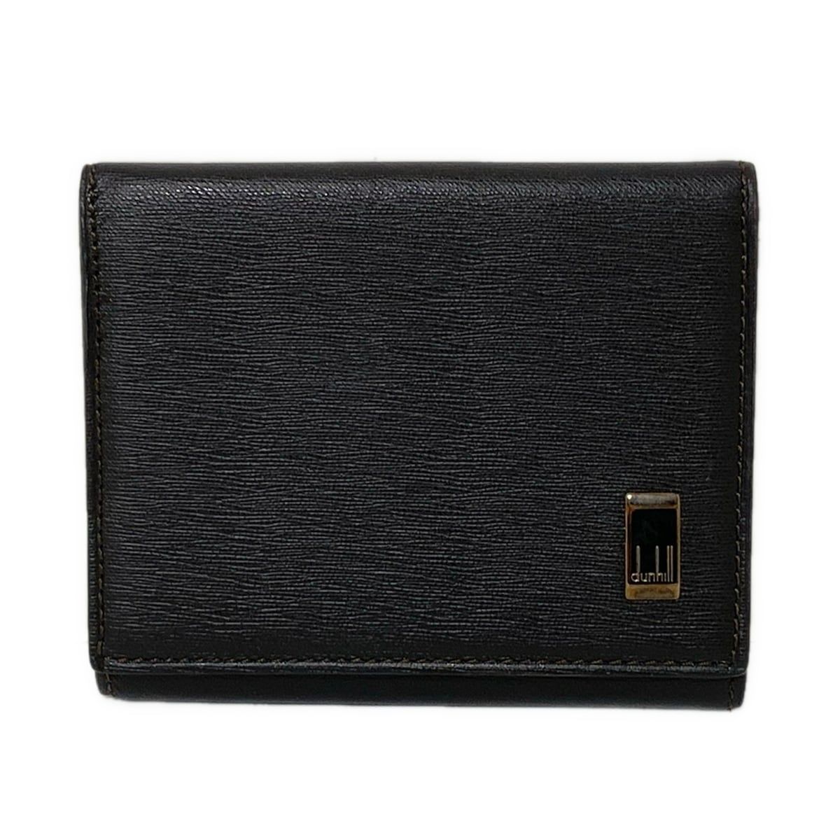 dunhill ALFREDDUNHILL ダンヒル コインケース ダークブラウン レザー