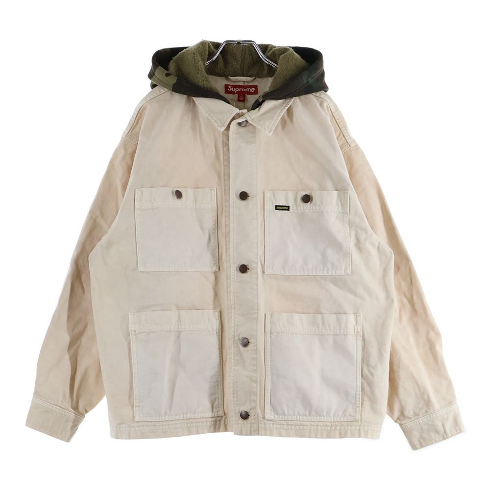 SUPREME (シュプリーム) 25SS Worn Hooded Chore Coat カモ柄ウォーン
