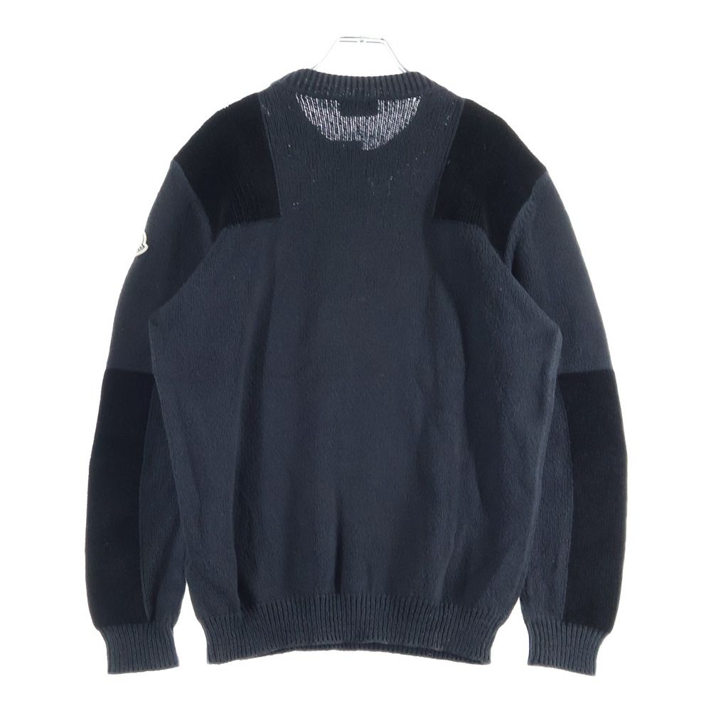 MONCLER (モンクレール) 21AW GIROCOLLO TRICOT ワッペンロゴ バイ