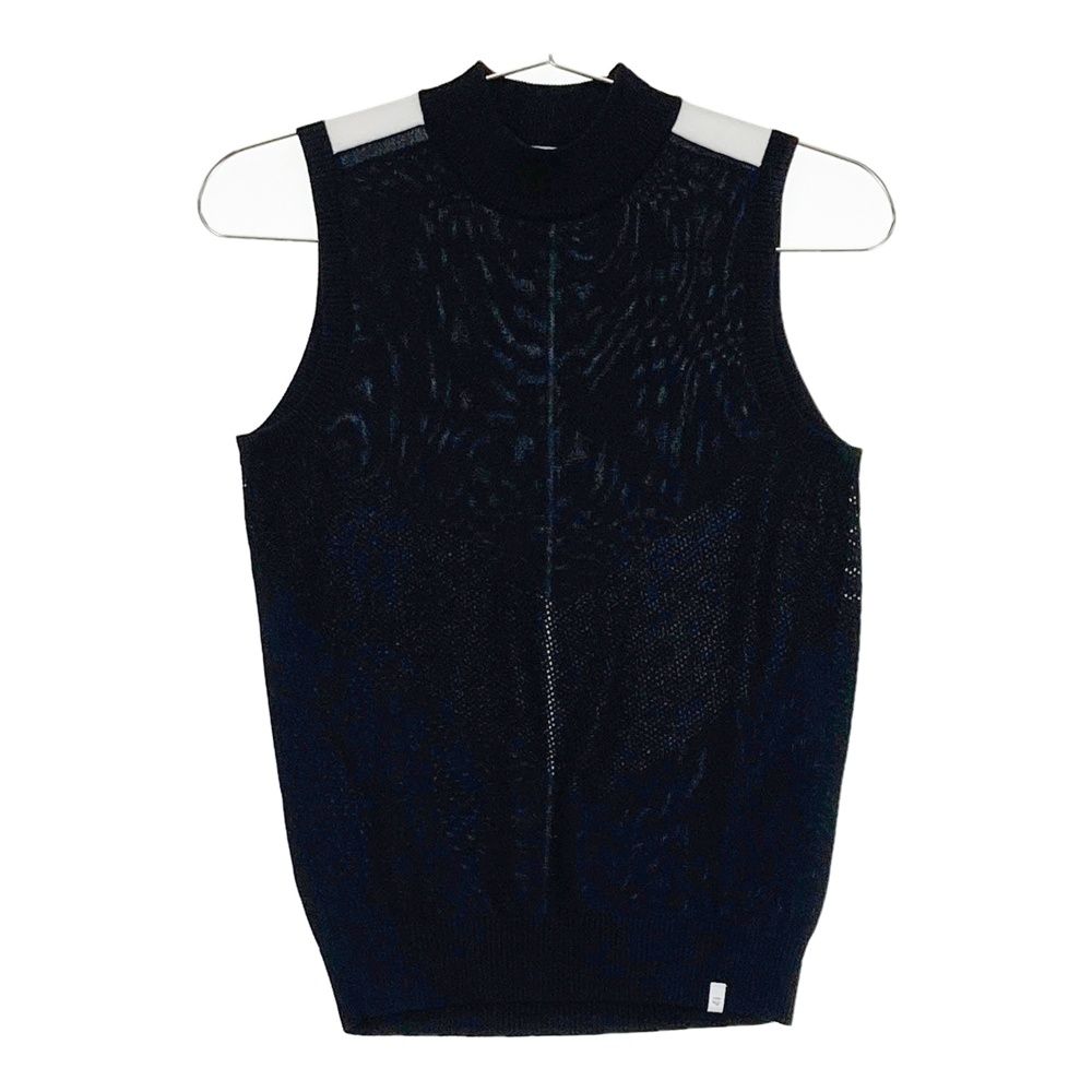 サイズ：36 ARCHIVIO アルチビオ 襟付ニットベスト ホワイト系