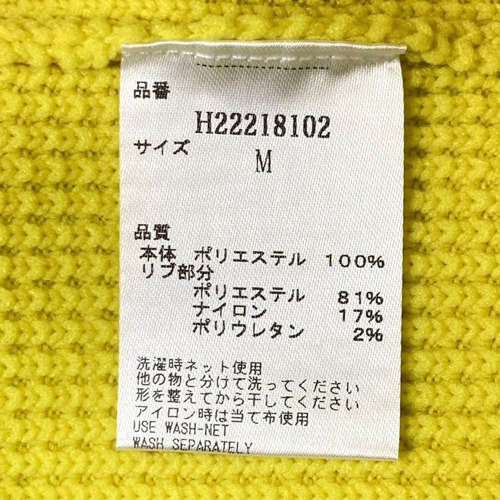 サイズ：M CALLAWAY キャロウェイ Vネック ニットセーター イエロー系