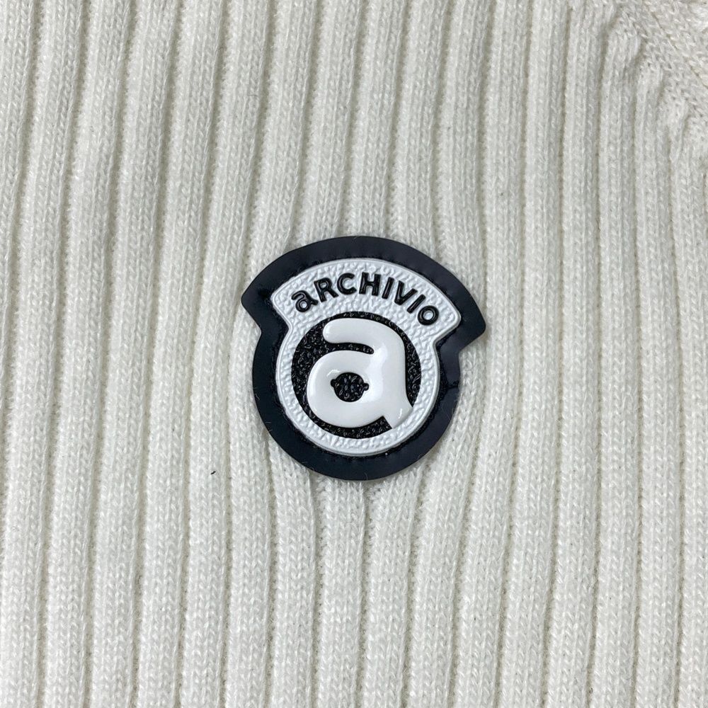 サイズ：38 ARCHIVIO アルチビオ フード付リブニットセーター ウール混