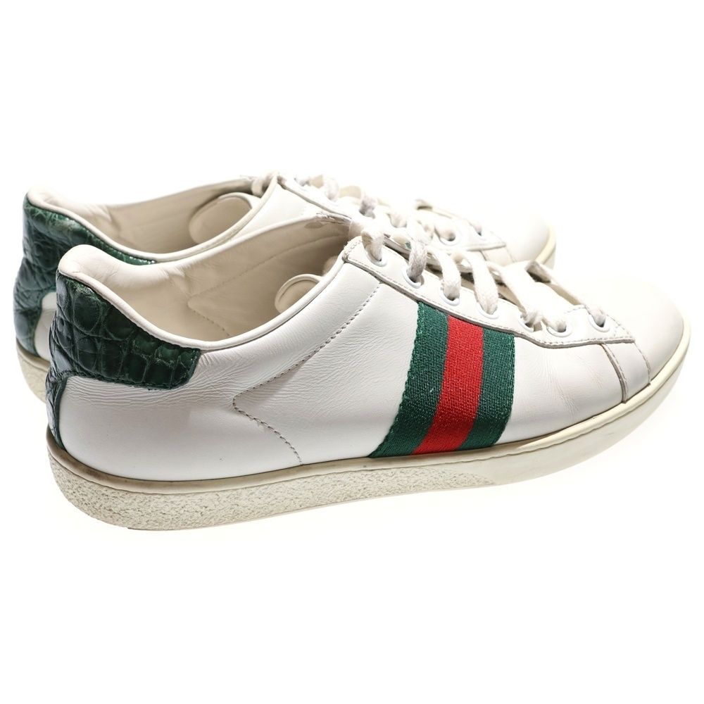 GUCCI (グッチ) Ace エース シェリーライン レザー レースアップ