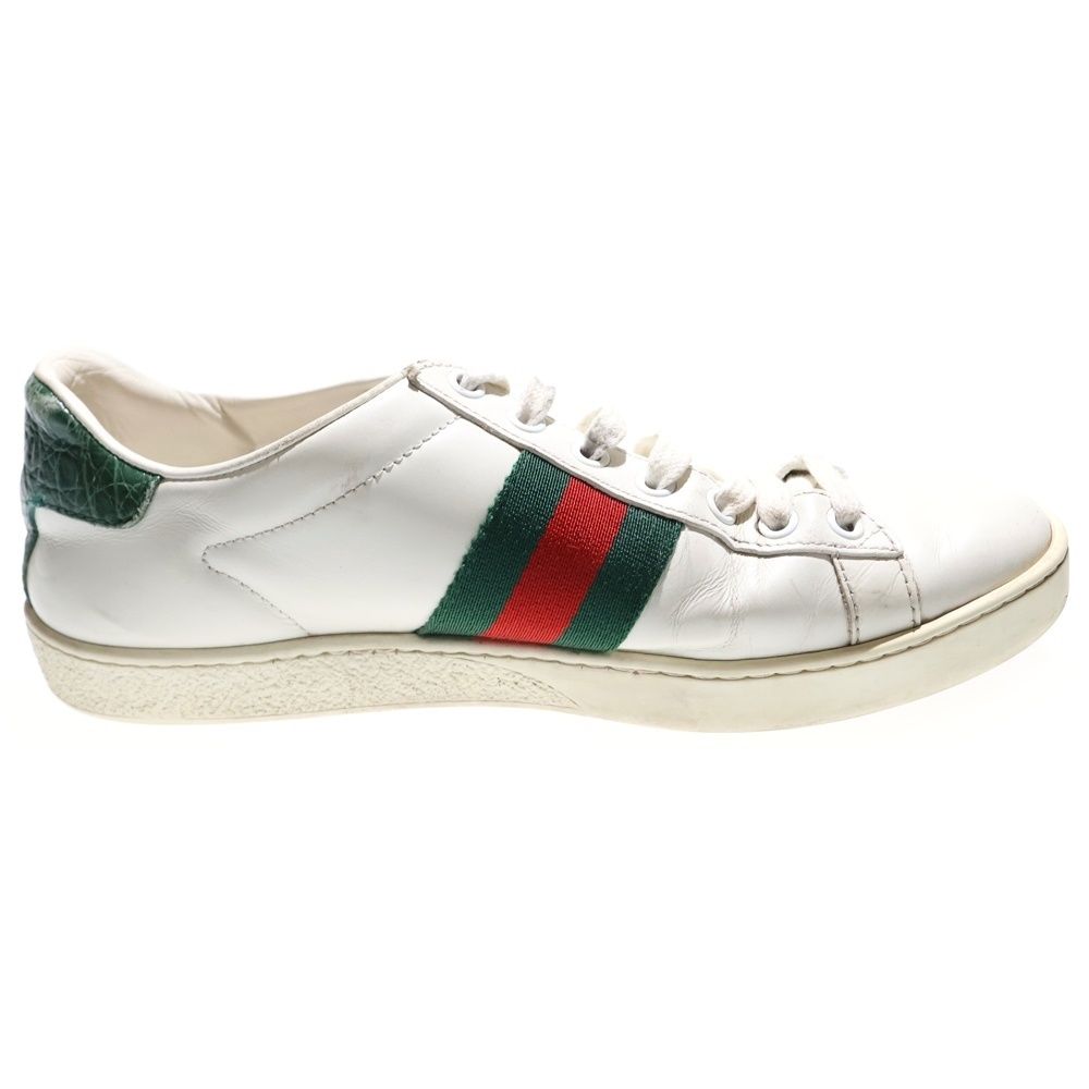 GUCCI (グッチ) Ace エース シェリーライン レザー レースアップ