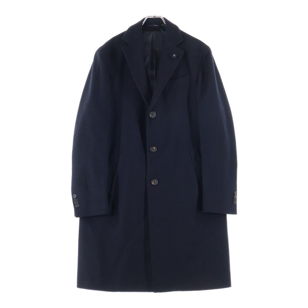 LARDINI (ラルディーニ) 3釦段返り ウール ロングチャスターコート