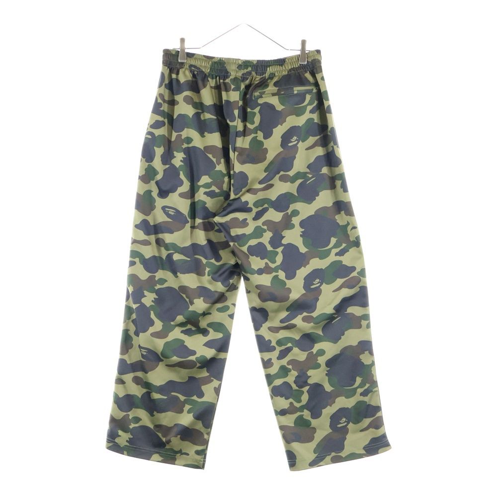 極美品✨アベイシングエイプ トラックパンツ カモフラ 総柄 完売品 L A BATHING APE (アベイシングエイプ) 1ST CAMO LOOSE FIT TRACK PANTS