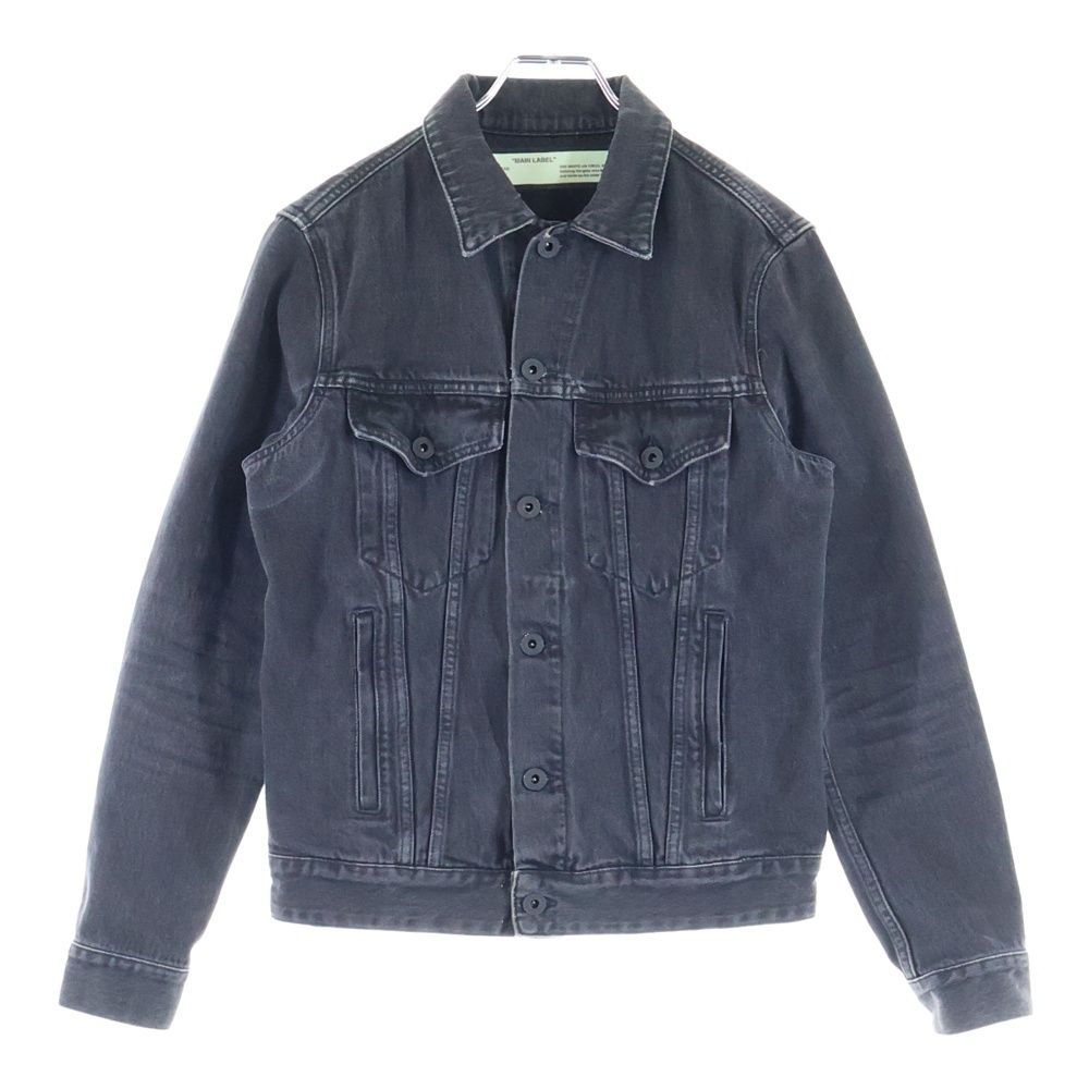 OFF-WHITE (オフホワイト) FIRETAPE DENIM JACKET ファイヤーテープ