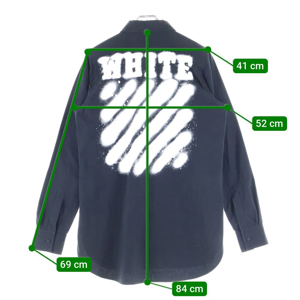 OFF-WHITE (オフホワイト) 17SS DIAGONAL SPRAY SHIRT ダイアゴナル