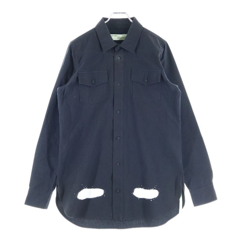 OFF-WHITE (オフホワイト) 17SS DIAGONAL SPRAY SHIRT ダイアゴナル