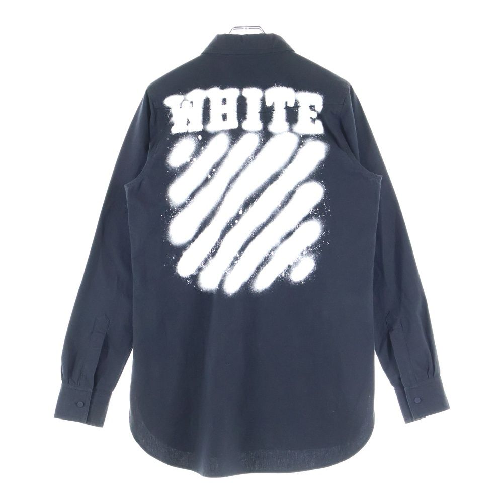 OFF-WHITE (オフホワイト) 17SS DIAGONAL SPRAY SHIRT ダイアゴナル