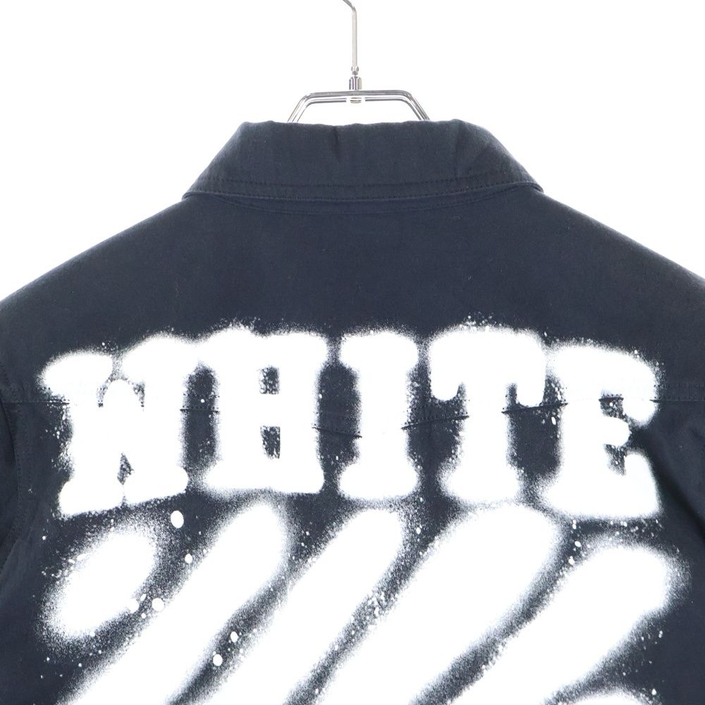 OFF-WHITE (オフホワイト) 17SS DIAGONAL SPRAY SHIRT ダイアゴナル