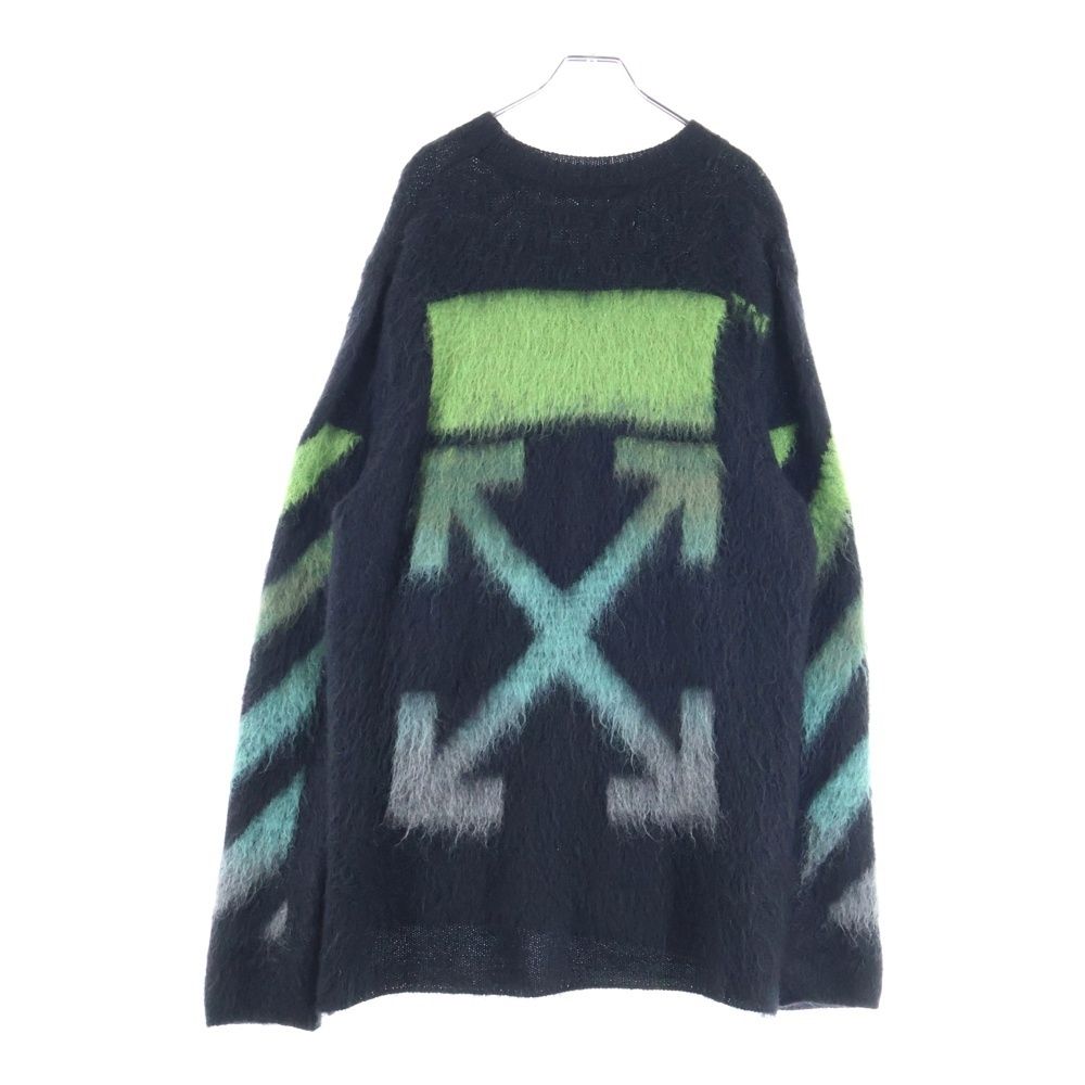 OFF-WHITE (オフホワイト) 17AW バックアロー グラデーション モヘア混