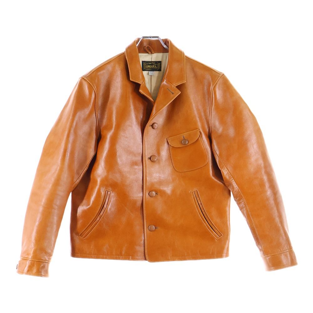 ORGUEIL (オルゲイユ) Workers Jacket レザー ワーカー ジャケット