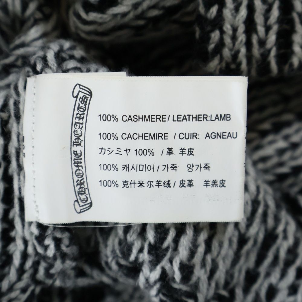 CHROME HEARTS (クロムハーツ) Y NOT 袖スターパッチ カシミヤニット