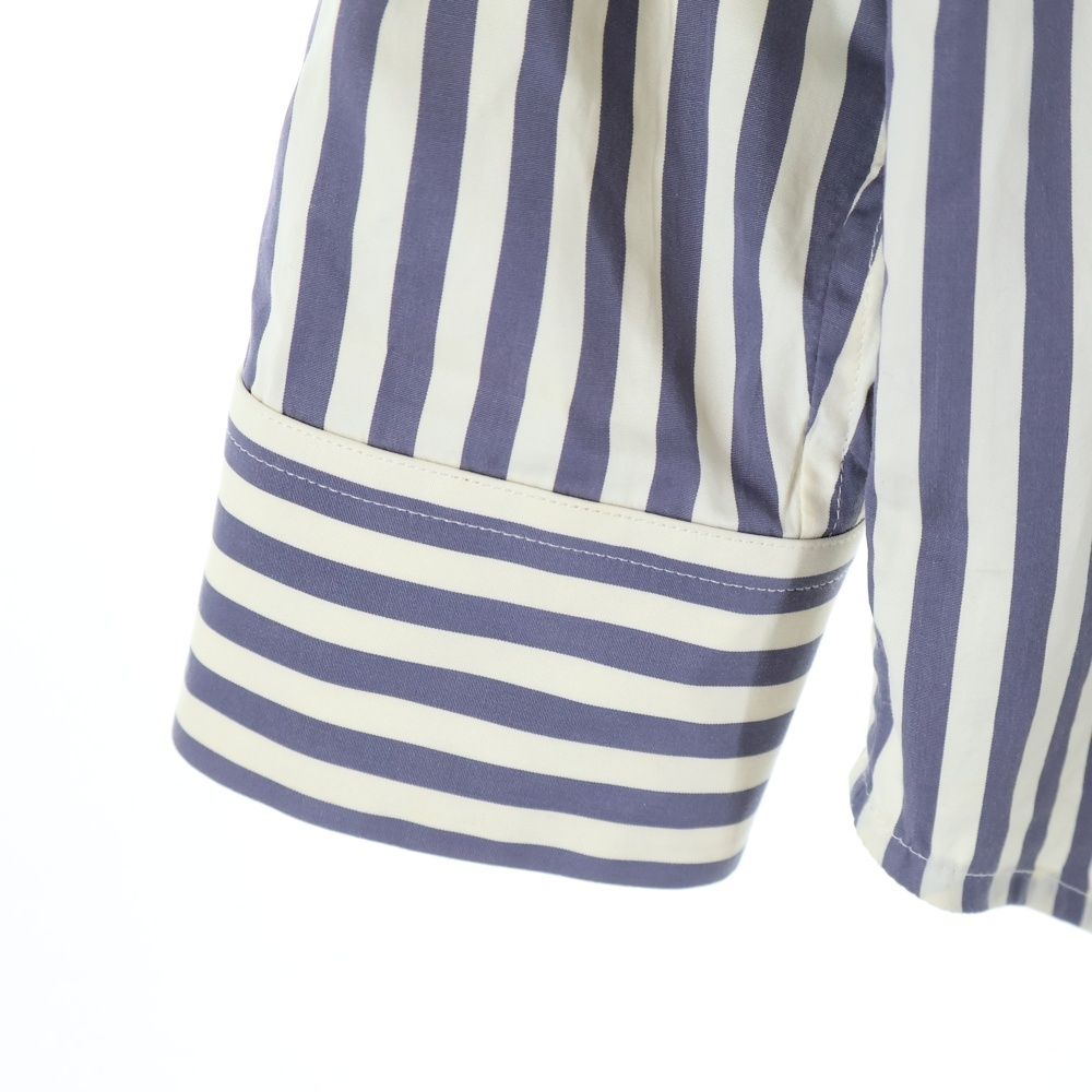 JIL SANDER (ジルサンダー) オーバーサイズ ハイネック ストライプ長袖