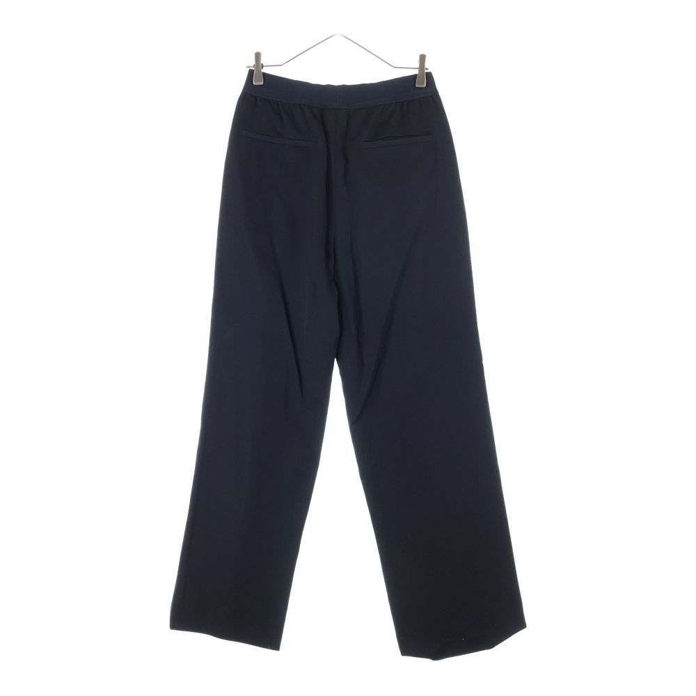 JIL SANDER ジルサンダー 22 SS ウエストゴム ギャザー スラックス ロングパンツ ブラック