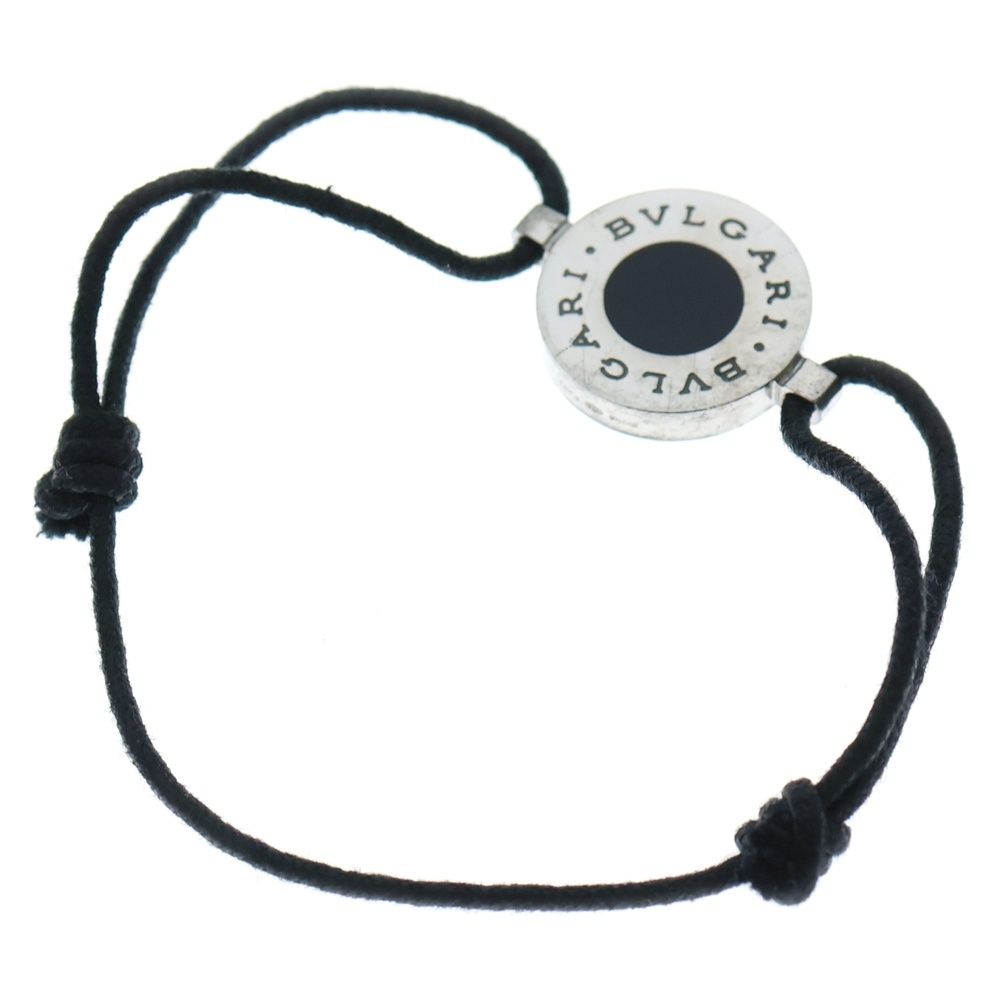 BVLGARI ブルガリ ラッキー ブレスレット Ag 925 SV シルバー ブラック