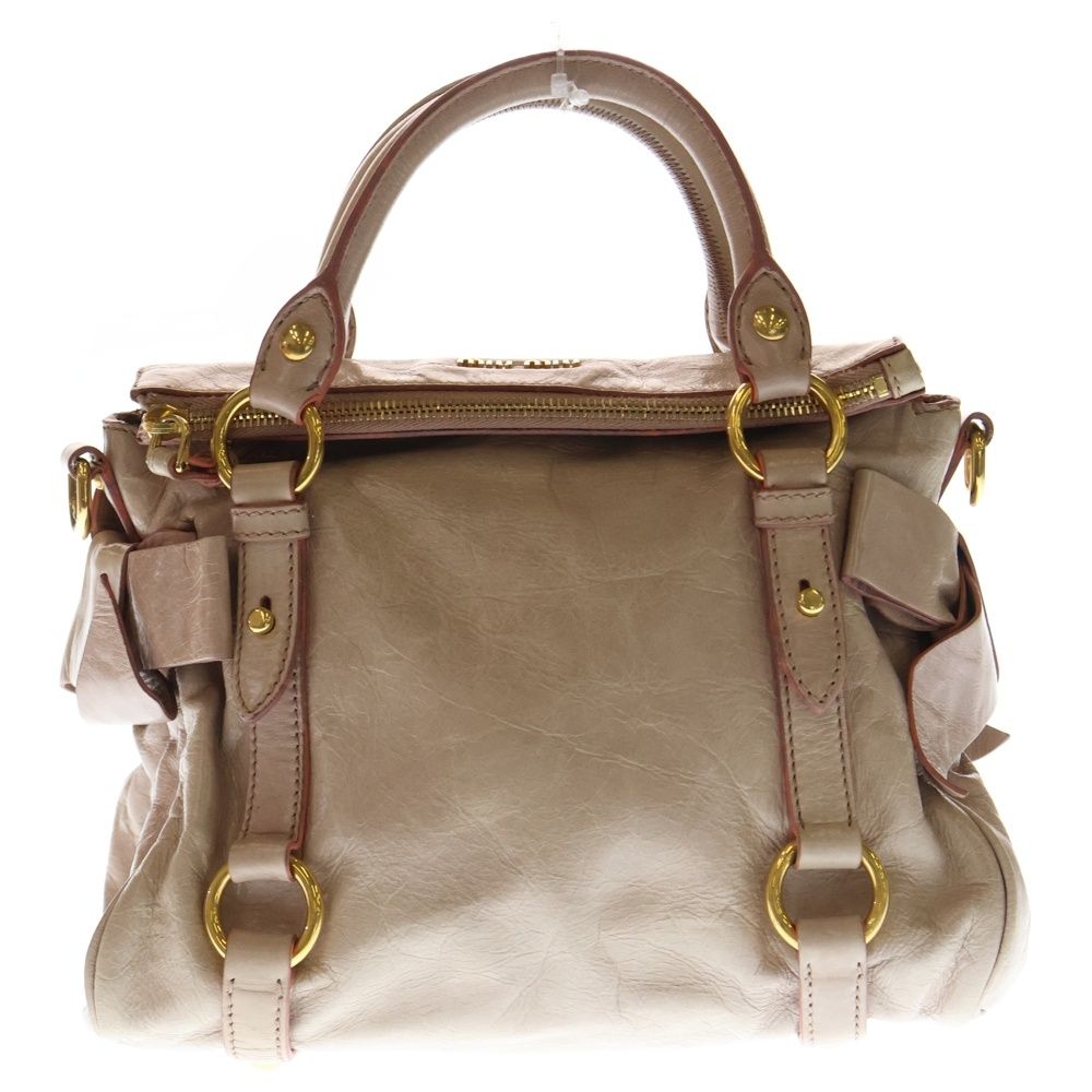 miumiu (ミュウミュウ) 2WAYハンドバッグ ショルダーバッグ ピンク