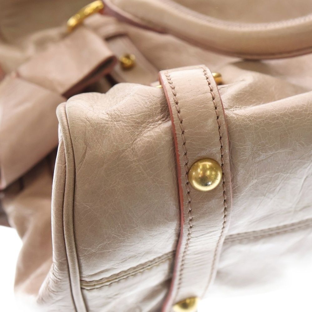 miumiu (ミュウミュウ) 2WAYハンドバッグ ショルダーバッグ ピンク