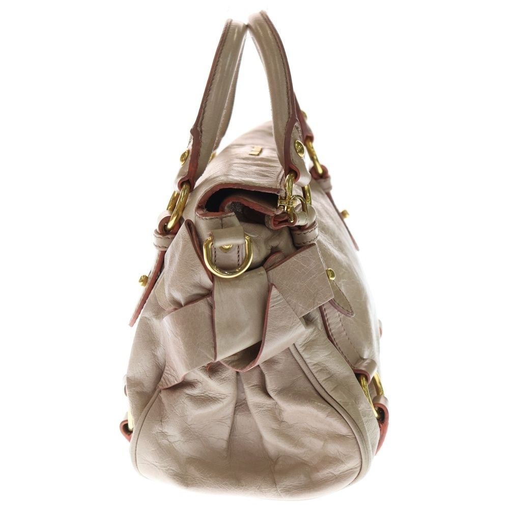 miumiu (ミュウミュウ) 2WAYハンドバッグ ショルダーバッグ ピンク