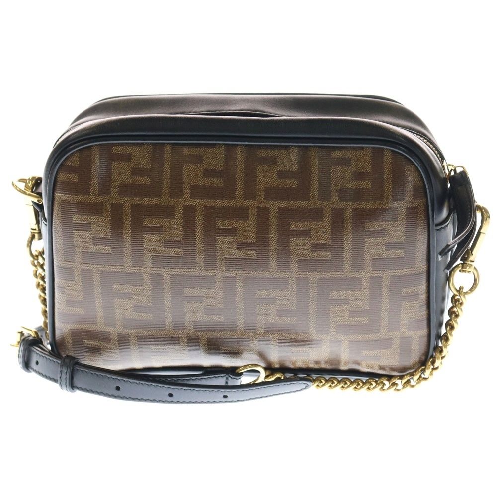 フェンディ メッセンジャーバッグ PVC×レザー FFロゴ カーキ フェンディ メッセンジャーバッグ PVC×レザー FFロゴ カーキ メンズ