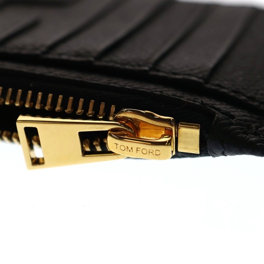 TOM FORD (トムフォード) TFロゴプレート レザー フラグメント カード