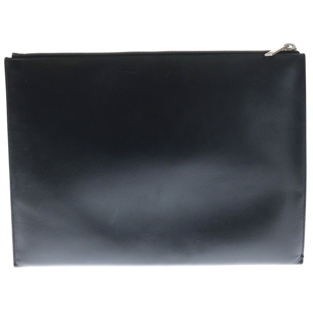 SAINT LAURENT PARIS サンローランパリ Leather Clutch Bag レザークラッチバッグ カサンドラロゴクラッチバッグ 453249 ブラック