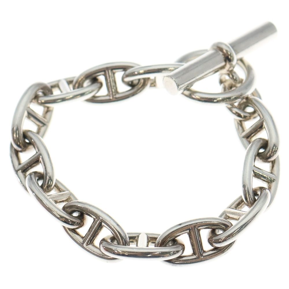 HERMES エルメス Chaine d Ancre GM シェーヌダンクル 12コマ チェーンブレスレット シルバー