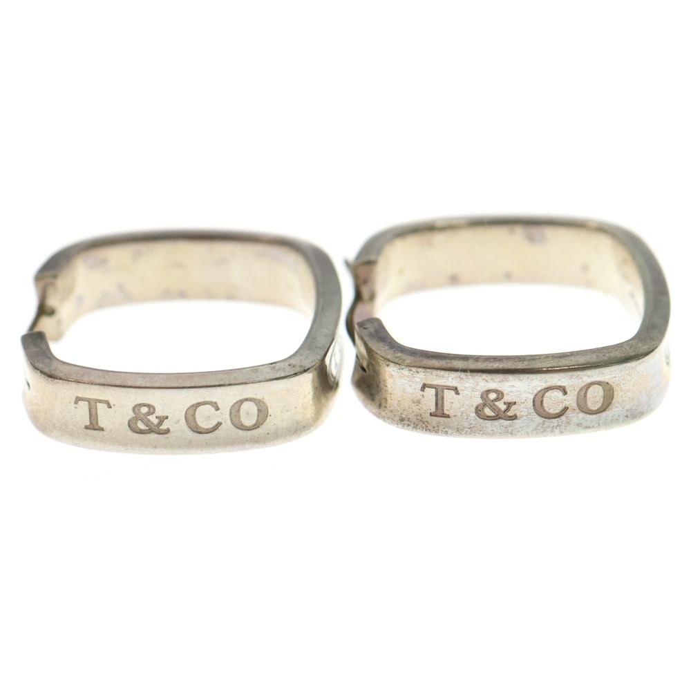 TIFFANY & Co. (ティファニー) 1837 スクエア フープピアス シルバー