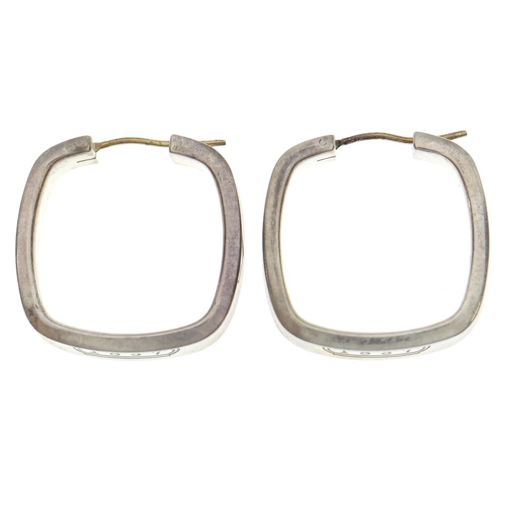 TIFFANY & Co. (ティファニー) 1837 スクエア フープピアス シルバー