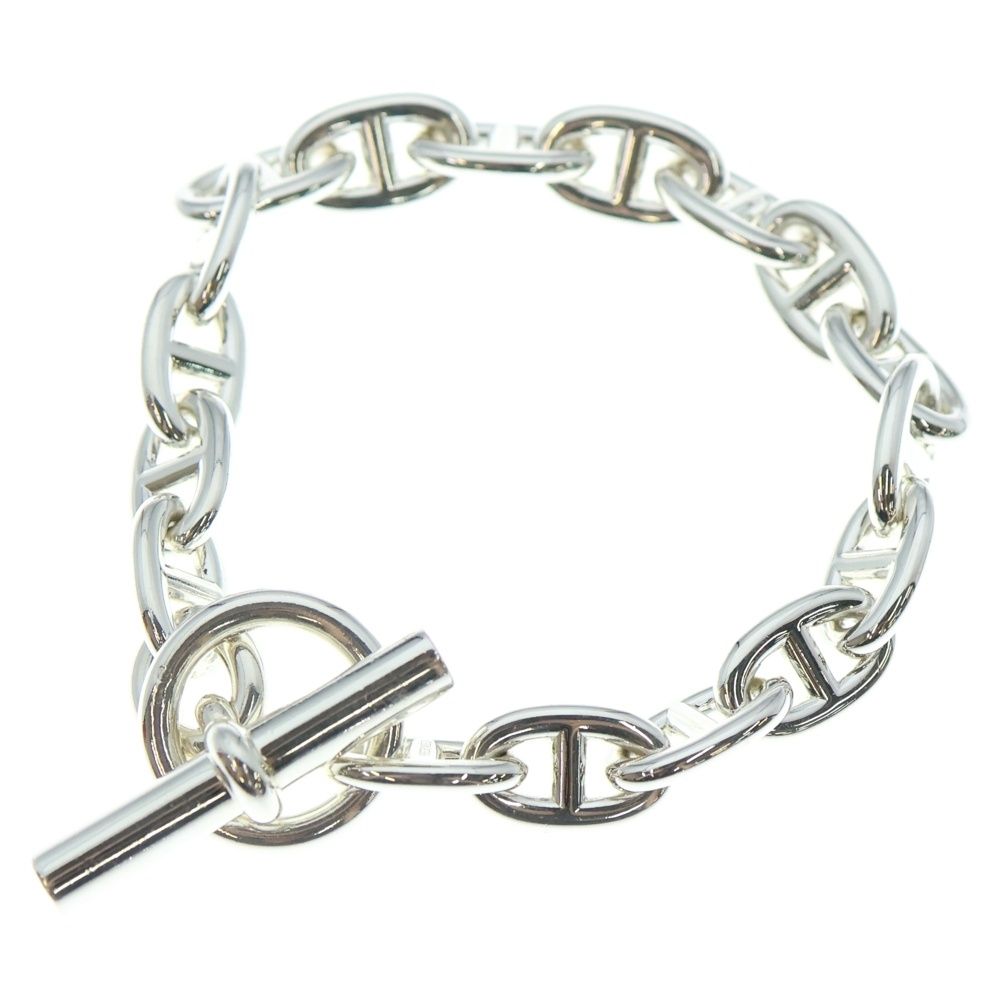 HERMES エルメス Chaine dAncre MM 17 LINK シェーヌダンクルMM 17コマ チェーンブレスレット シルバー